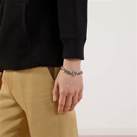 gucci ag 925 bracelet|gucci g interlocking bracelet.